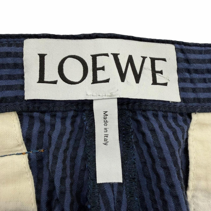 Excellent LOEWE Pants Navy cotton mens 46