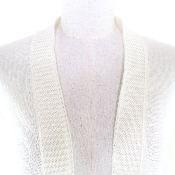 Excellent FOXEY cardigan Otavia Ivory linen Women 43431