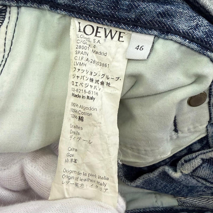 Very Good LOEWE Pants Indigo cotton mens 46 H2292030IB