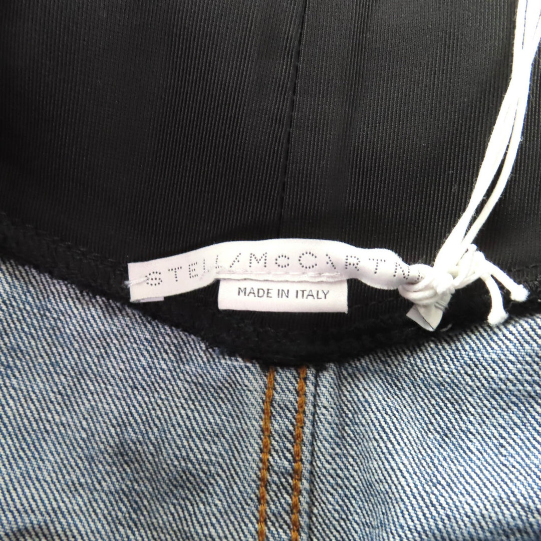 Pristine Stella McCartney skirt Denim with contrasting design Indigo cotton S