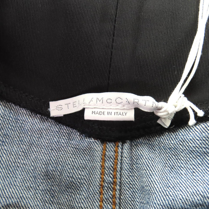 Pristine Stella McCartney skirt Denim with contrasting design Indigo cotton S