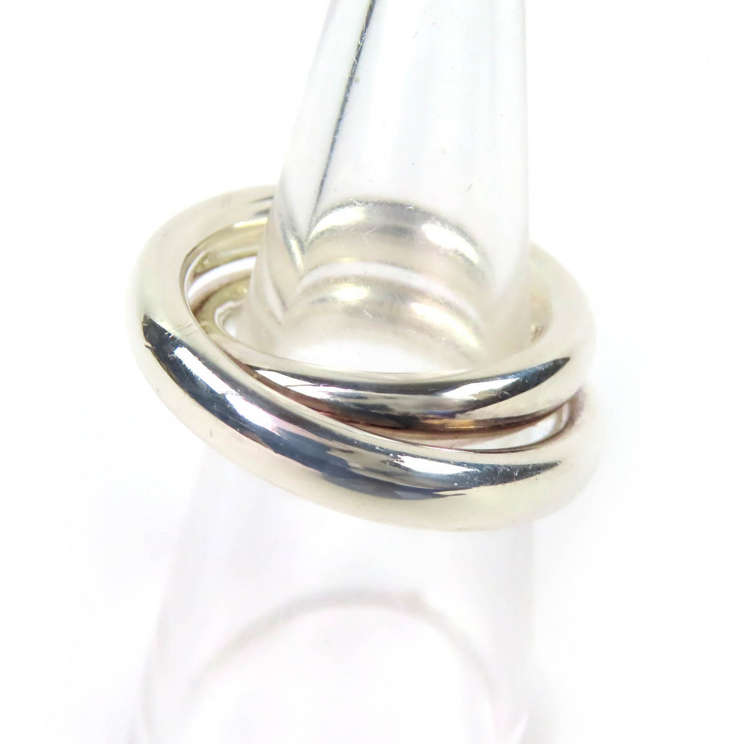 Great HERMES Ring Vertige ring Silver 925 Women 52