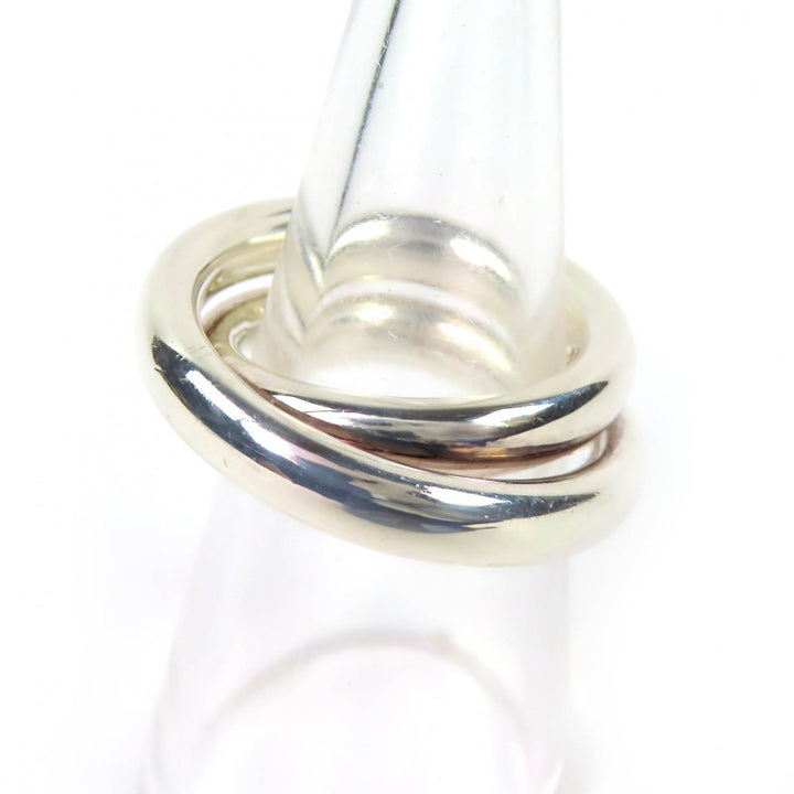 Great HERMES Ring Vertige ring Silver 925 Women 52