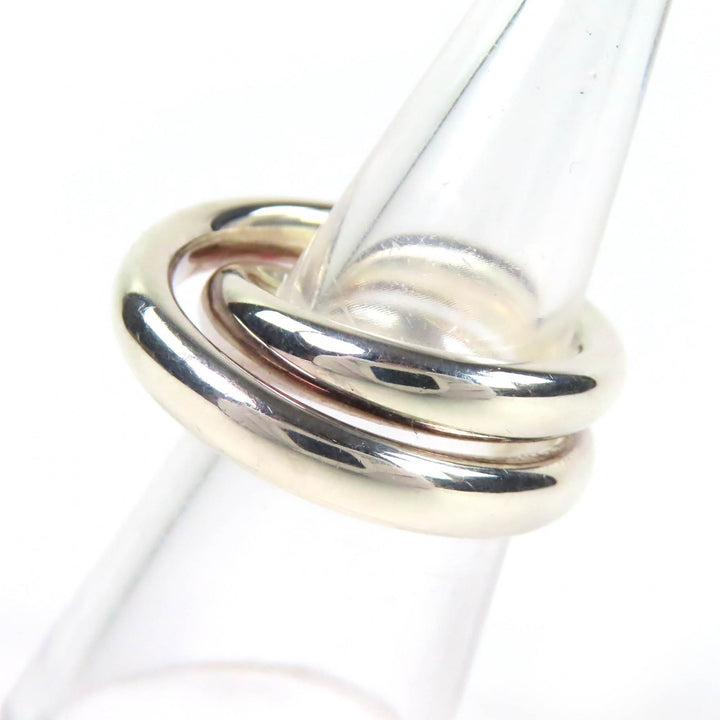 Great HERMES Ring Vertige ring Silver 925 Women 52