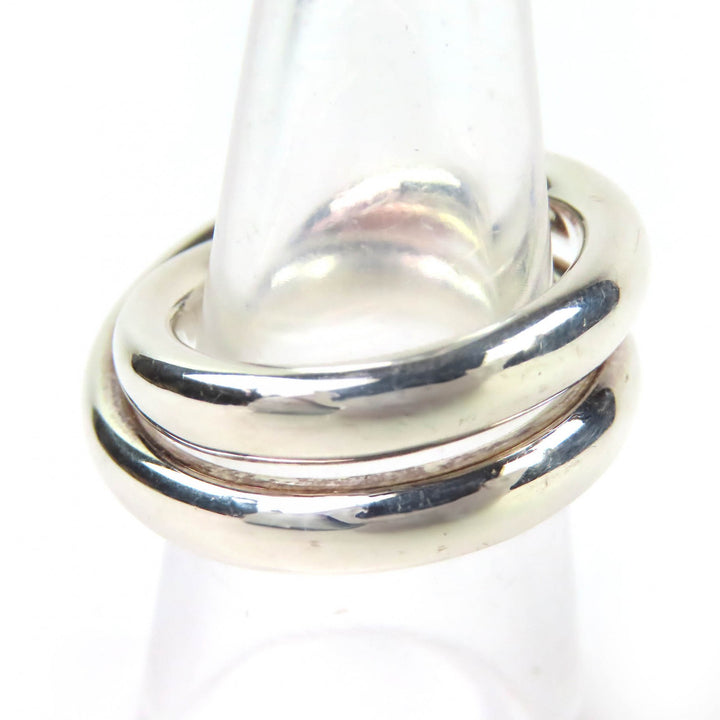 Great HERMES Ring Vertige ring Silver 925 Women 52
