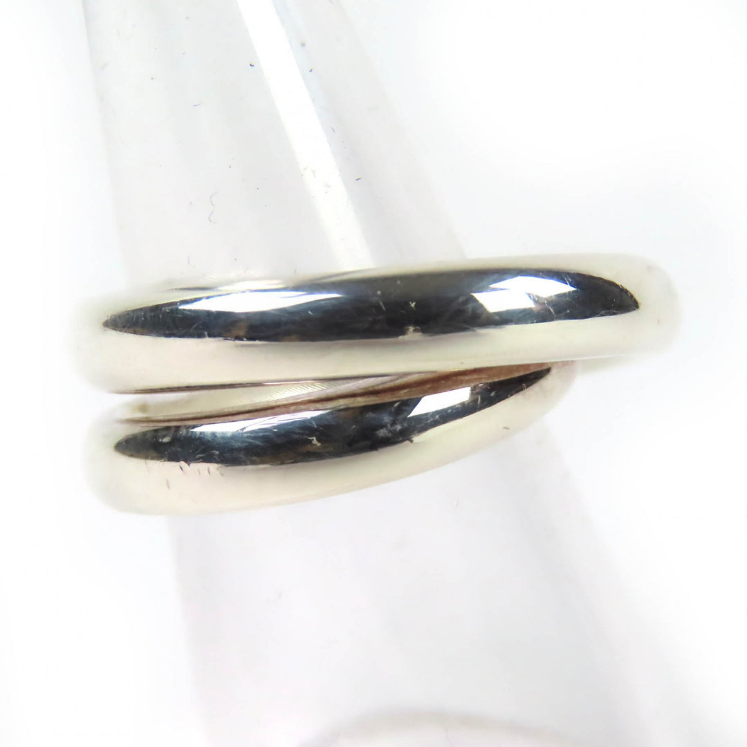 Great HERMES Ring Vertige ring Silver 925 Women 52