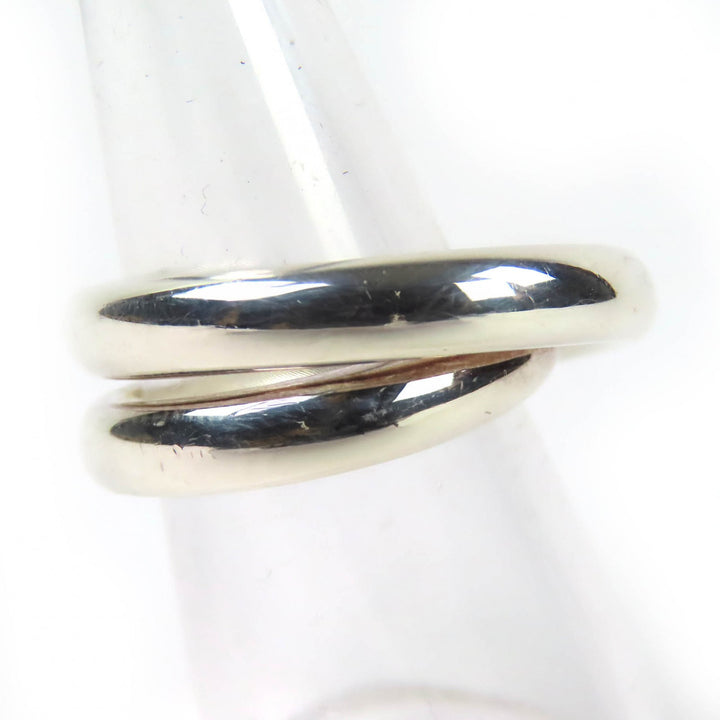 Great HERMES Ring Vertige ring Silver 925 Women 52
