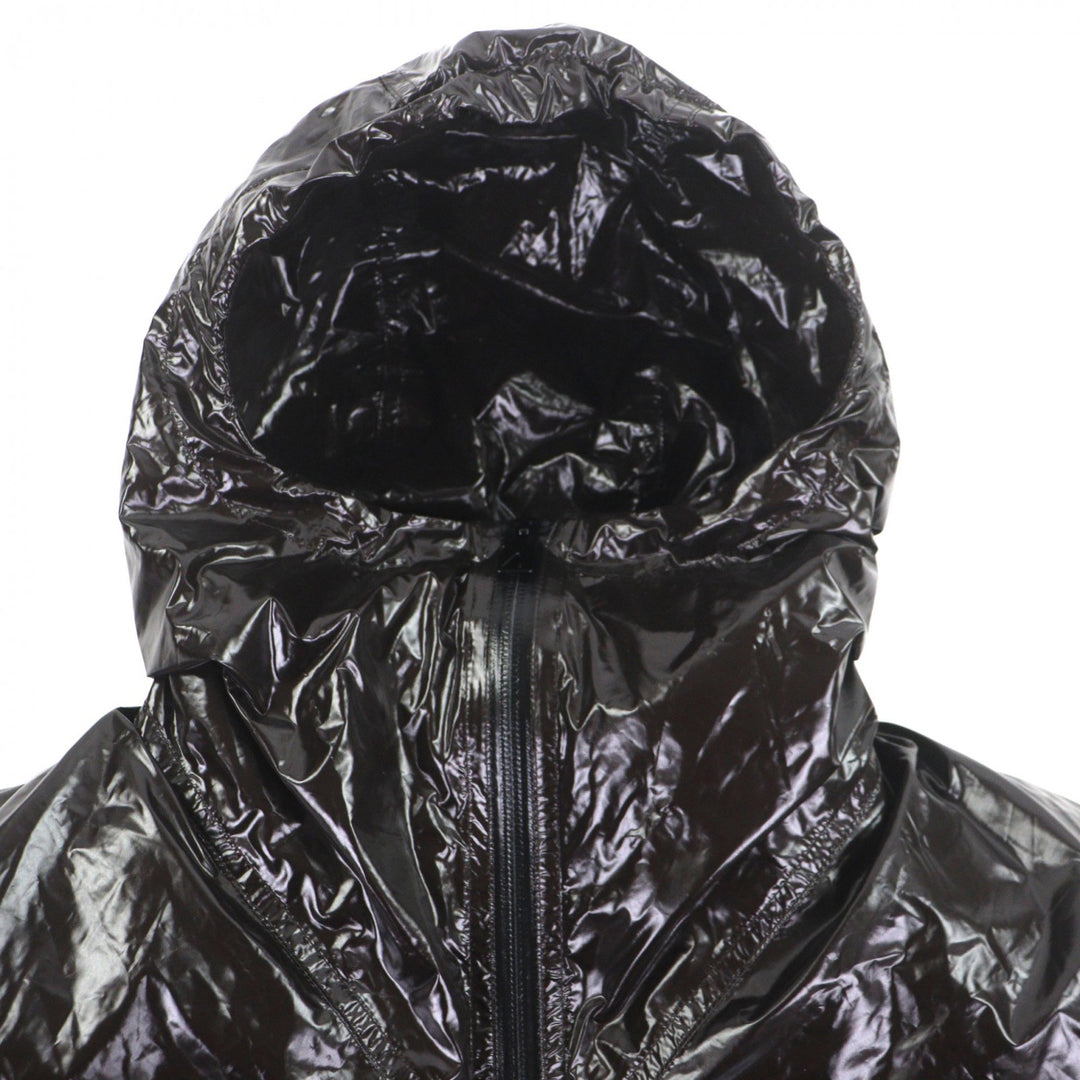 Excellent BOTTEGAVENETA Down jacket double zip up Dark brown Nylon mens L 659724