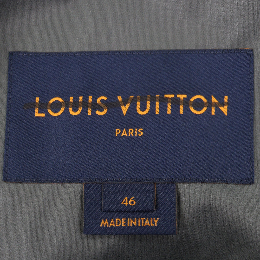 Pristine LOUIS VUITTON Jacket gray polyester mens 46 HHB99W