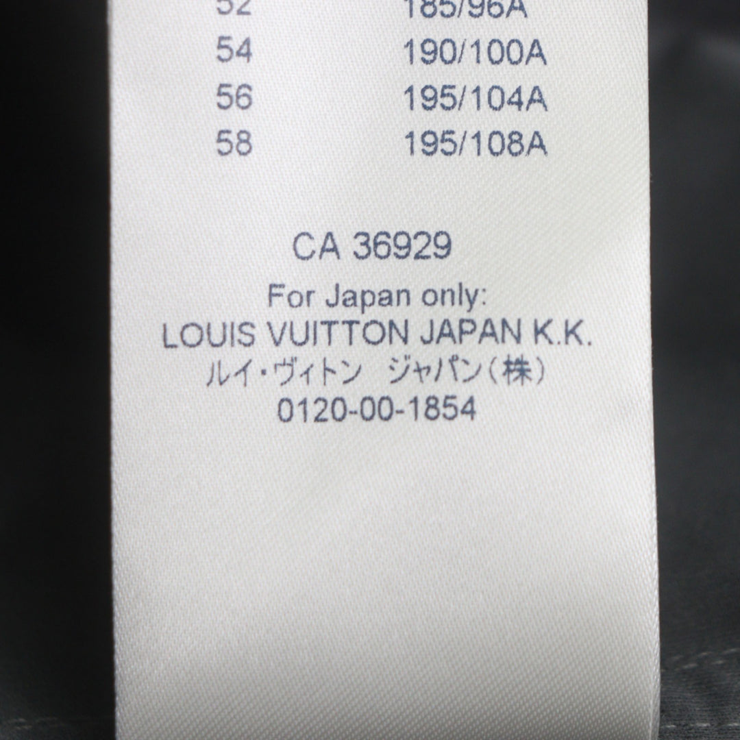 Pristine LOUIS VUITTON Jacket gray polyester mens 46 HHB99W
