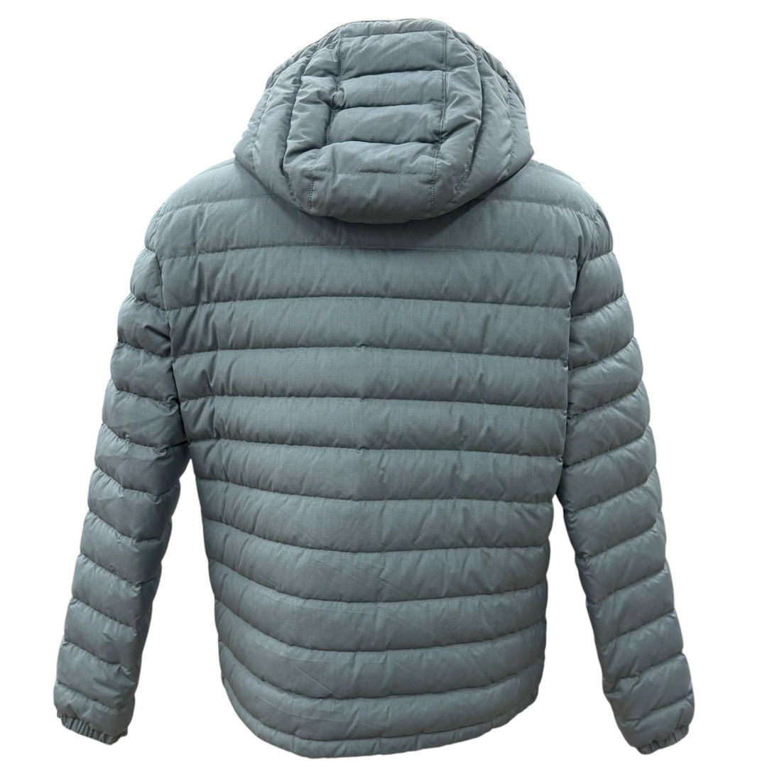 Excellent Zegna Down jacket LEGGERISSIMO Hooded double zip-up blue wool mens 48