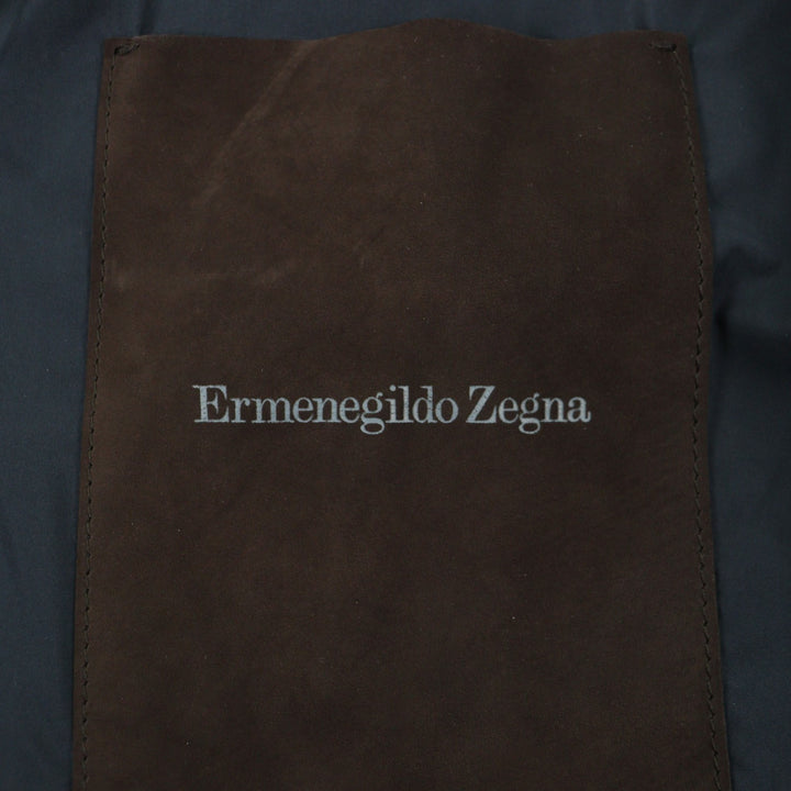 Excellent Ermenegildo Zegna Jacket Lamb leather blouson black mens 50
