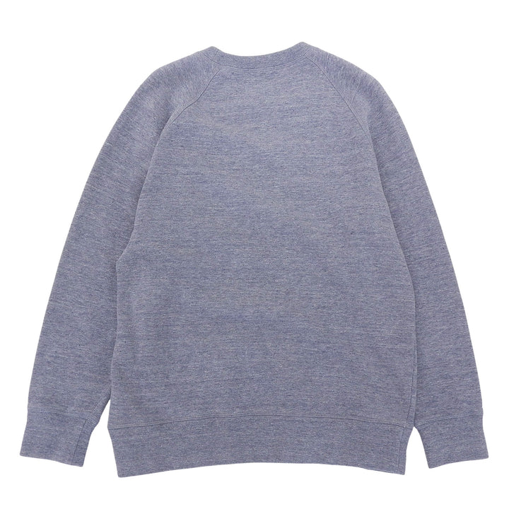 Excellent LOUIS VUITTON sweat Upside-down LV logo patch gray cotton mens XL