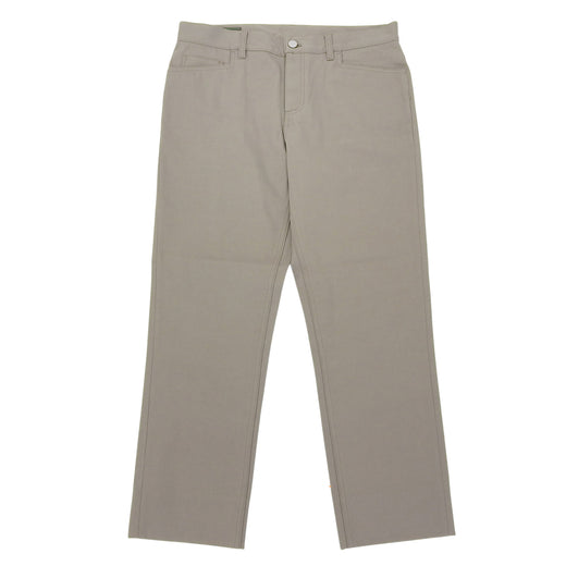 Great HERMES Pants Sellier buttons, leather patch, button fly. khaki mens 44
