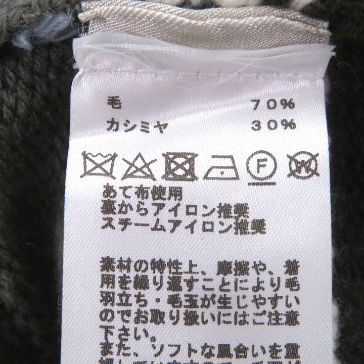Excellent HERMES sweater Layered turtleneck green hair mens M