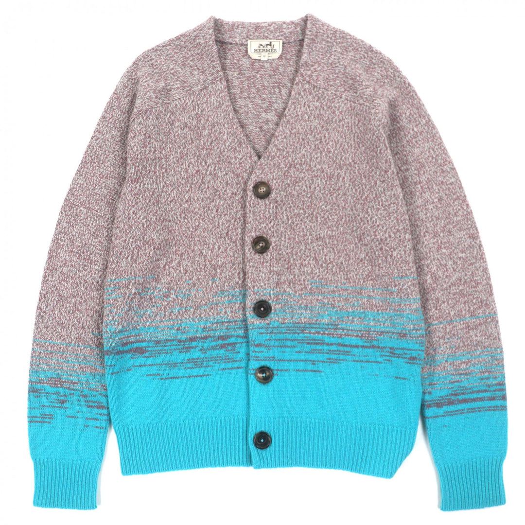 Pristine HERMES cardigan Pink cashmere mens M