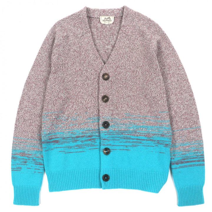 Pristine HERMES cardigan Pink cashmere mens M