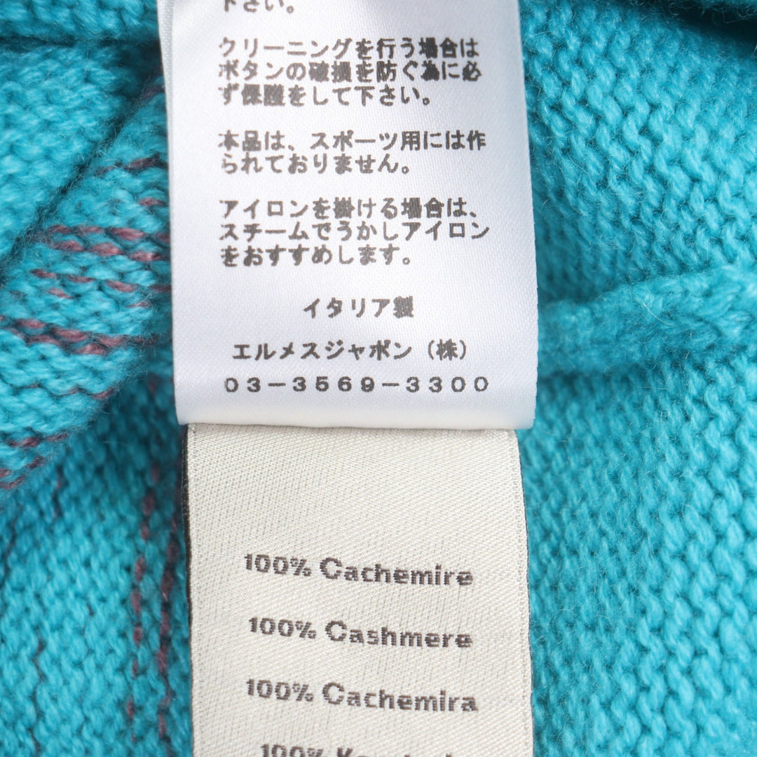 Pristine HERMES cardigan Pink cashmere mens M