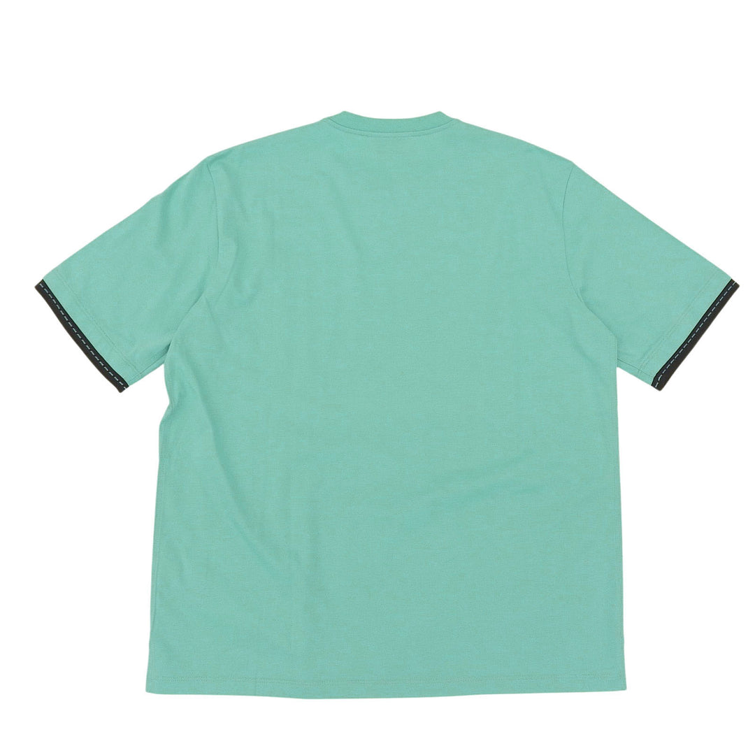 Pristine HERMES Short sleeve T-shirt Light blue cotton mens M