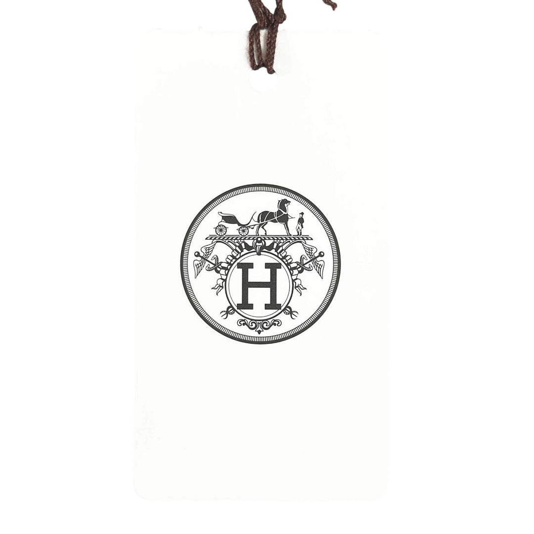 Excellent HERMES knit Sunset et soie Rib-knit crew neck sweater Ivory mens M