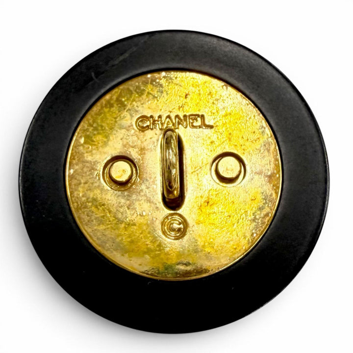 Great CHANEL button COCO Mark Buttons: 6 large, 6 small, total 12 black Women