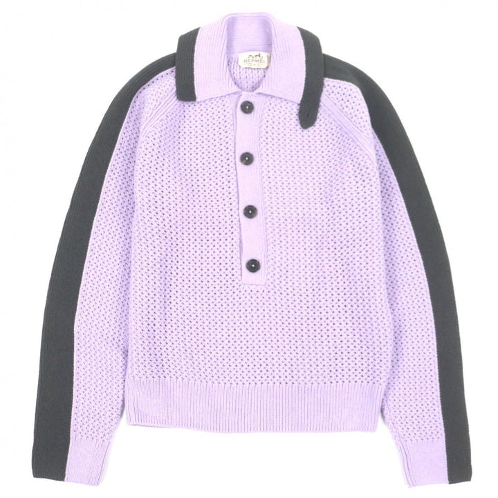Pristine HERMES sweater purple cotton mens M