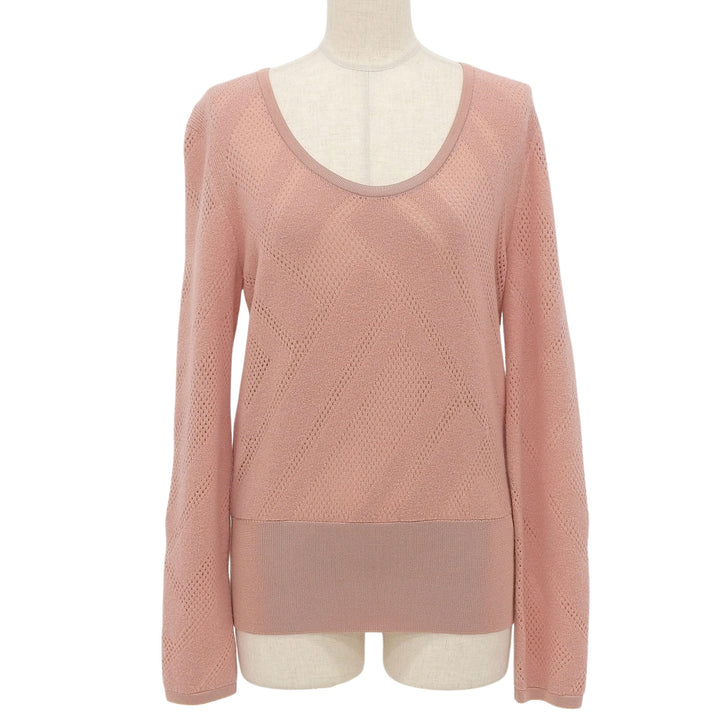 Pristine HERMES knit pink wool Women 40 2H2618DC