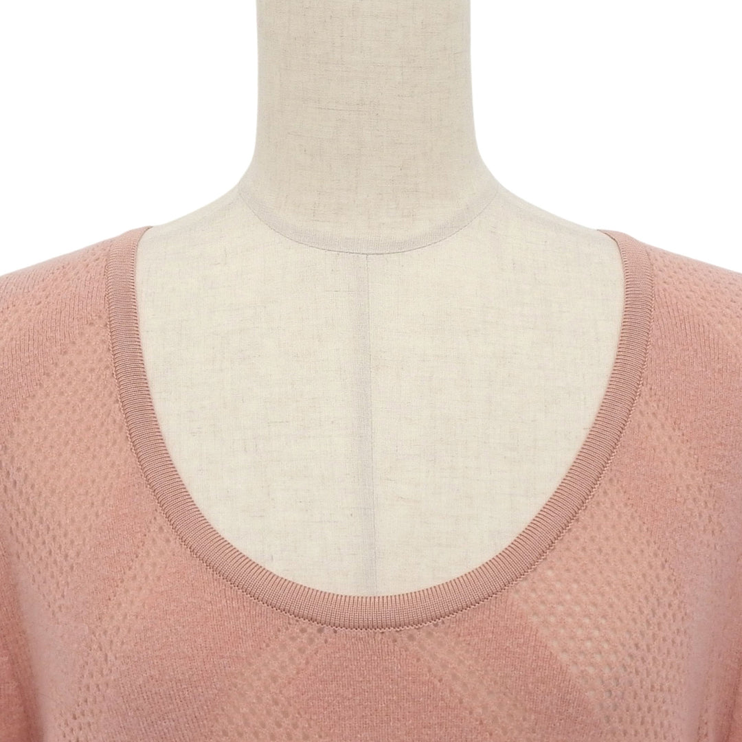 Pristine HERMES knit pink wool Women 40 2H2618DC