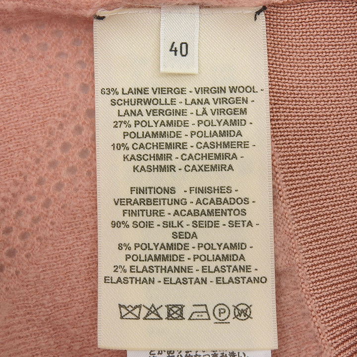 Pristine HERMES knit pink wool Women 40 2H2618DC