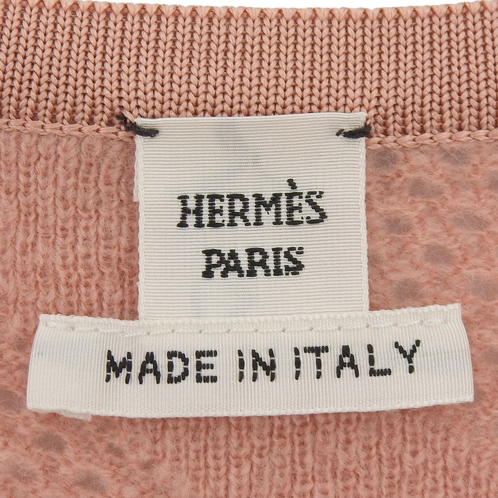 Pristine HERMES knit pink wool Women 40 2H2618DC