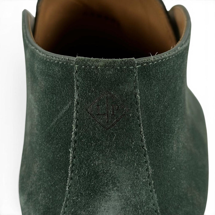 Great Loro Piana Ankle boots OPEN WALK green Suede leather mens 40.5 52629L