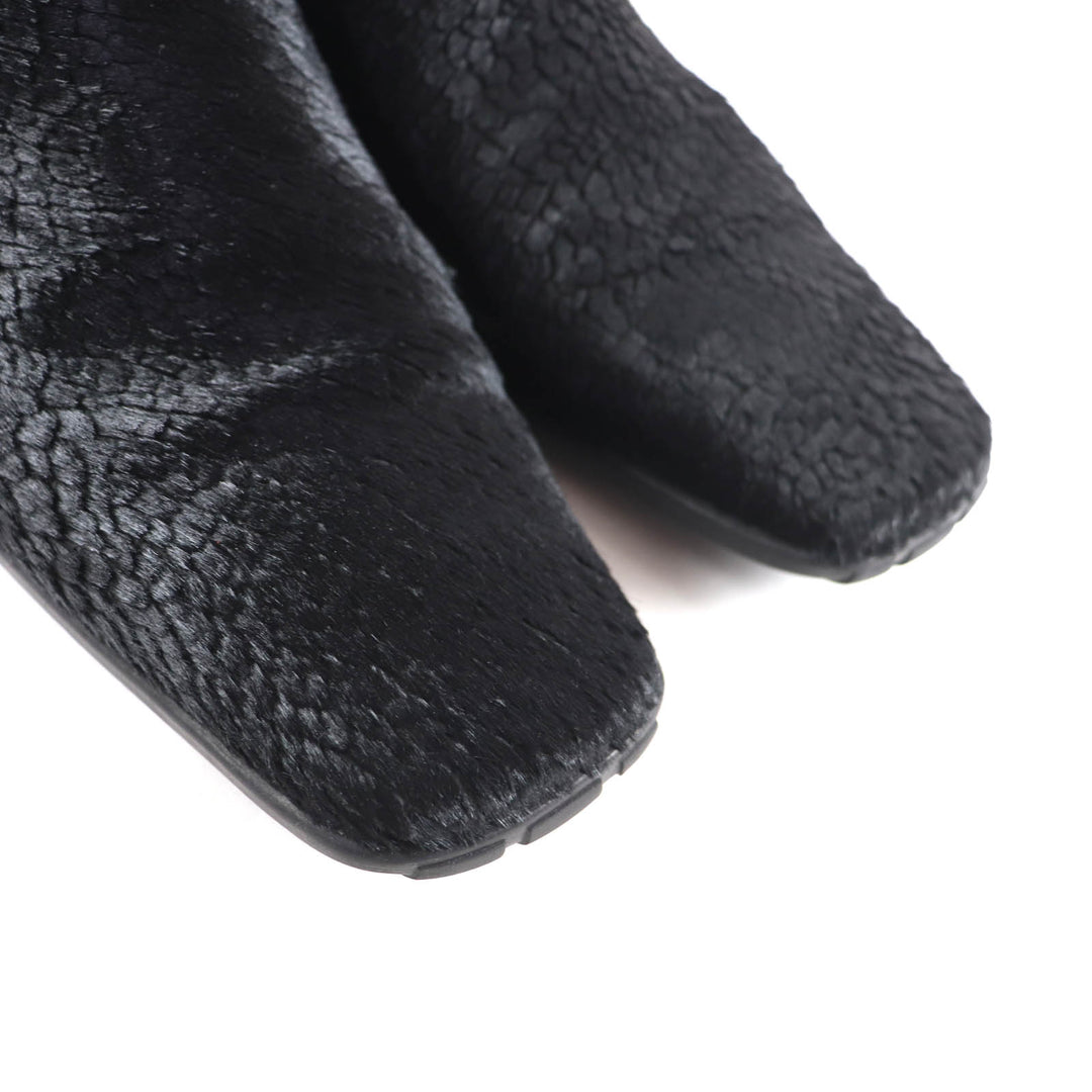 Excellent CHANEL Ankle boots black Harako Women 37