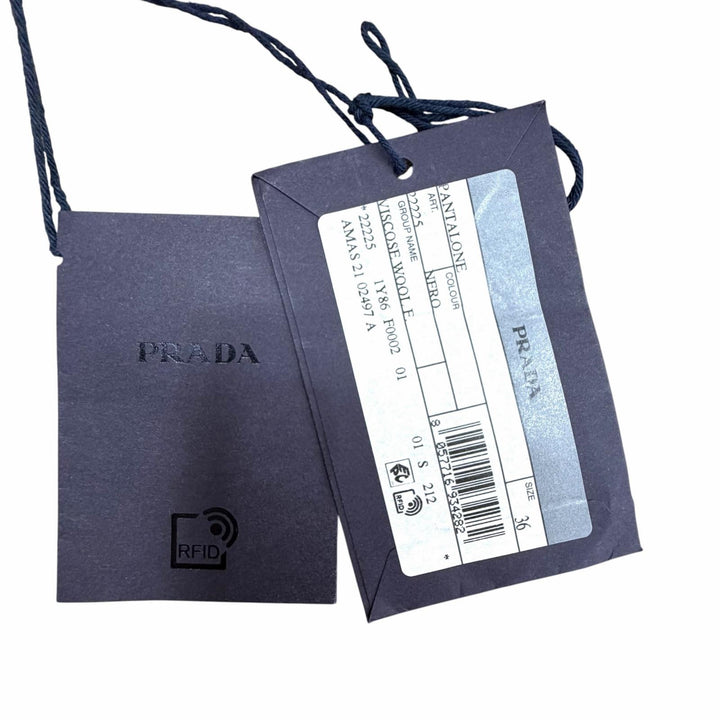Discounted Excellent PRADA Pants black wool Women 36 22225