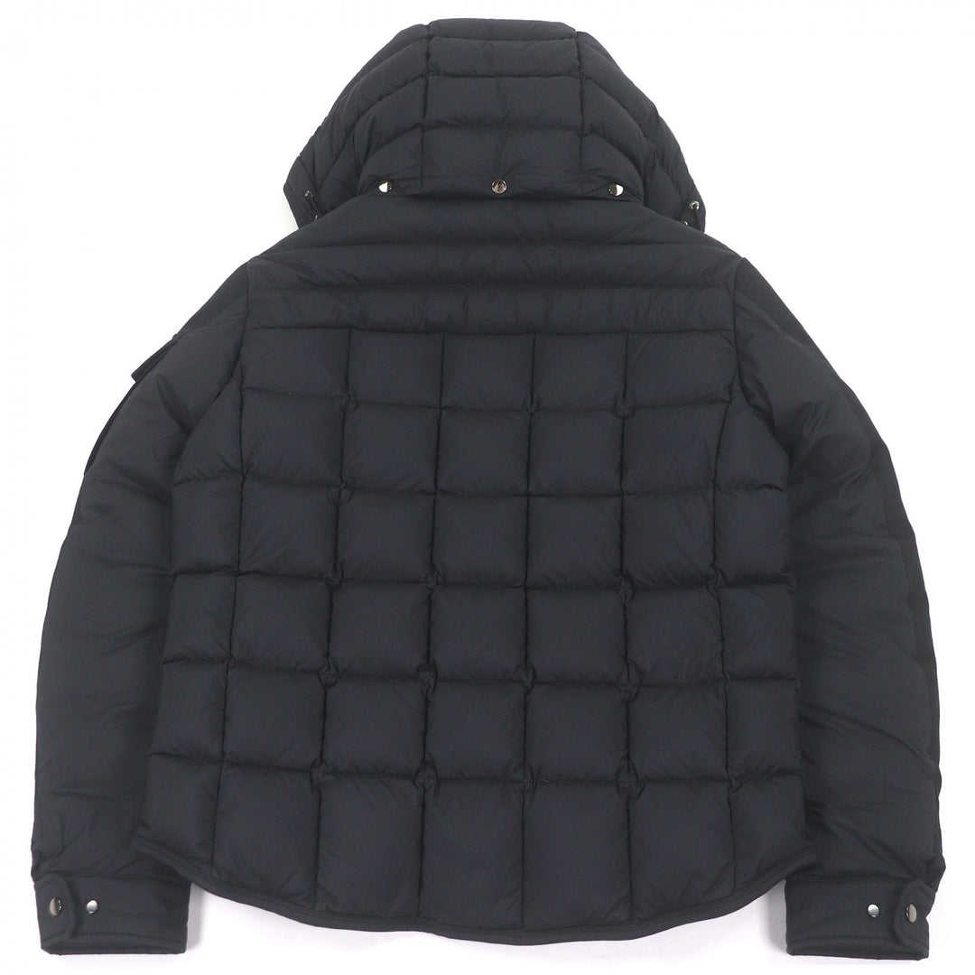 Excellent MONCLER Down jacket BARBUSTEL GIUBBOTTO Leather logo patch