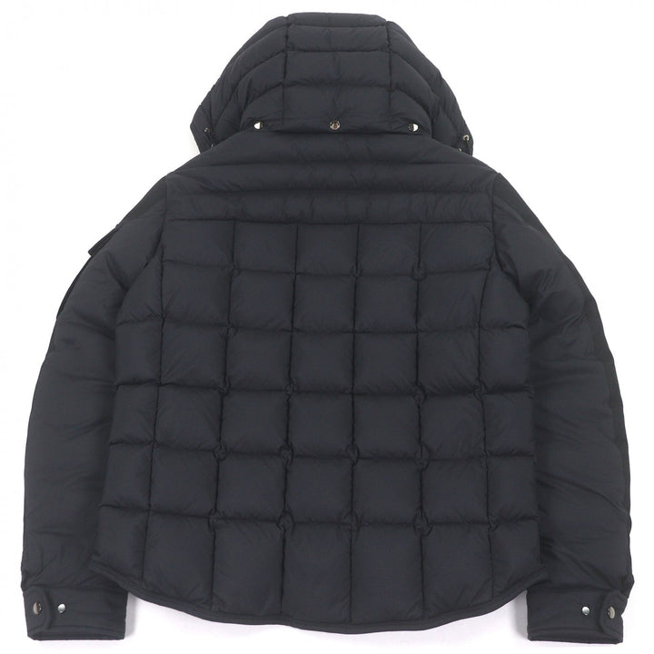 Excellent MONCLER Down jacket BARBUSTEL GIUBBOTTO Leather logo patch