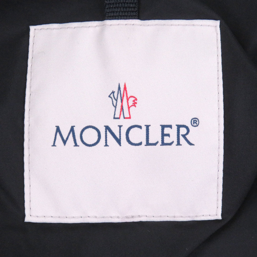 Excellent MONCLER Down jacket BARBUSTEL GIUBBOTTO Leather logo patch