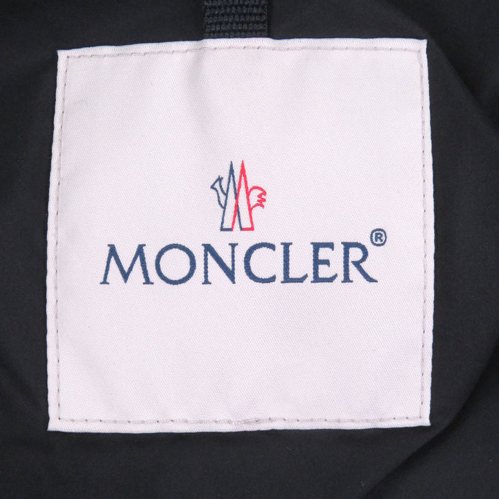 Excellent MONCLER Down jacket BARBUSTEL GIUBBOTTO Leather logo patch