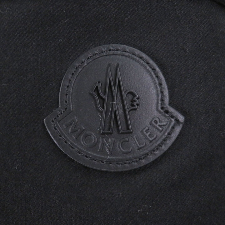Excellent MONCLER Down jacket BARBUSTEL GIUBBOTTO Leather logo patch