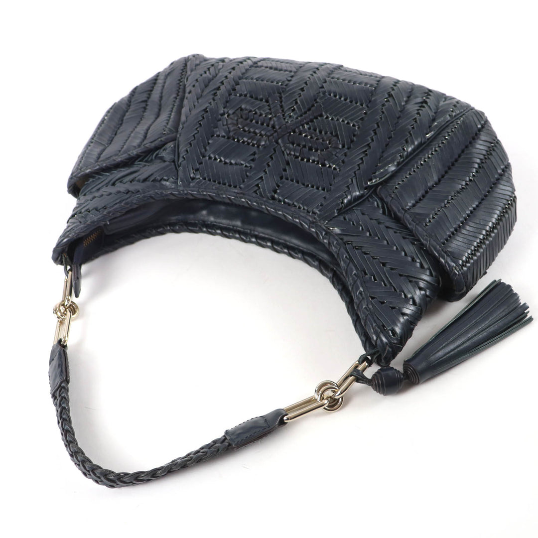 Great ANYA HINDMARCH Handbag Neeson Hobo Bag Leather Dark gray leather Women