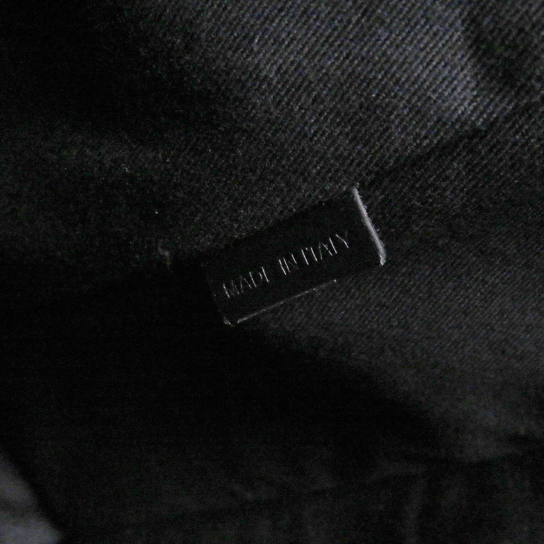 Excellent MARNI Tote Bag Logo print 2-way large black canvas mens