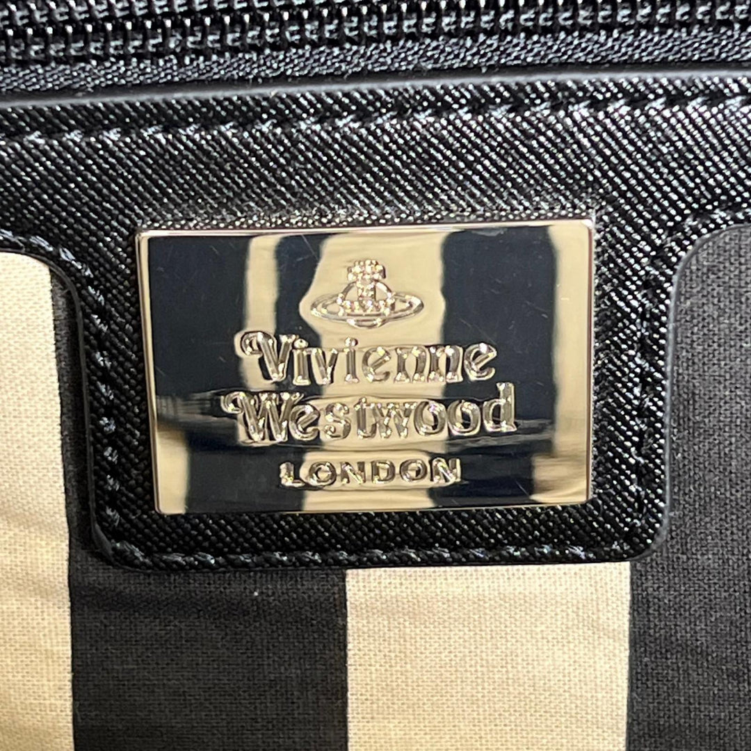 Pristine Vivienne Westwood Backpack Â· Daypack Orb Tartan Check Synthetic