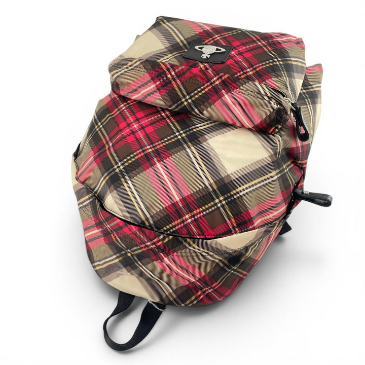 Pristine Vivienne Westwood Backpack Â· Daypack Orb Tartan Check Synthetic