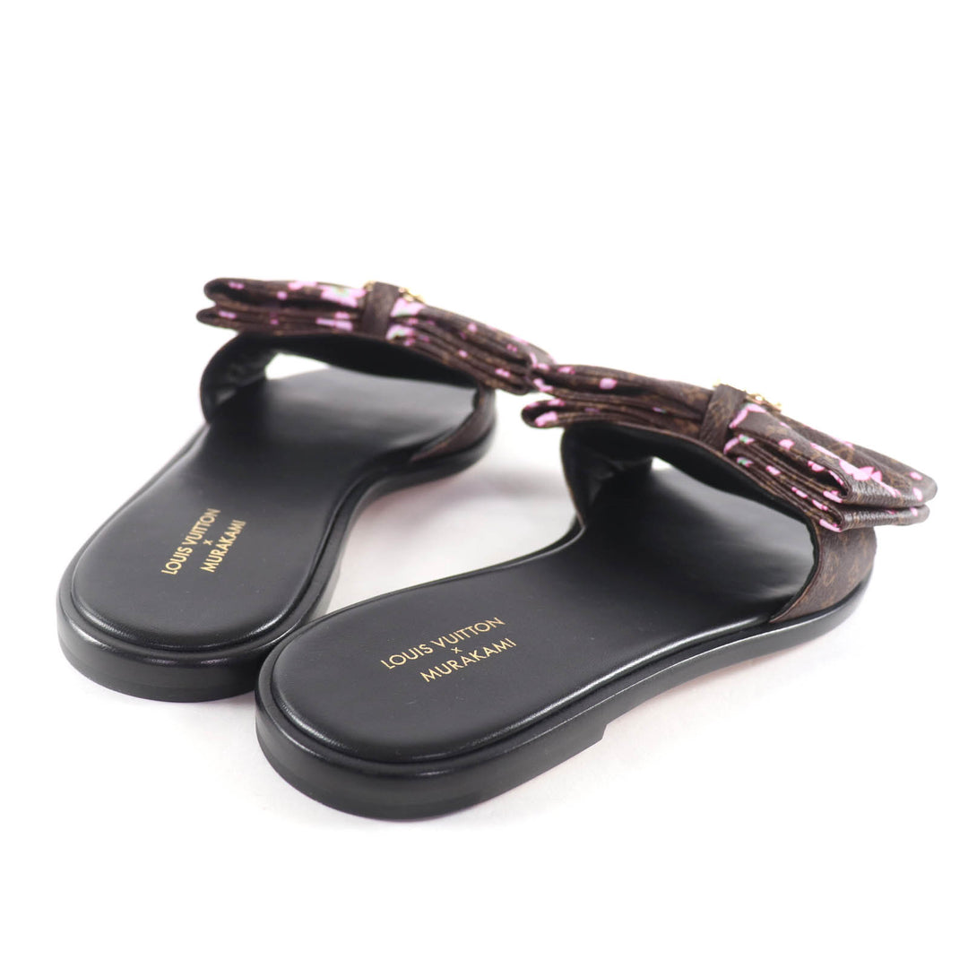 Pristine LOUIS VUITTON Sandals Brown leather Women 38 1AGVXU