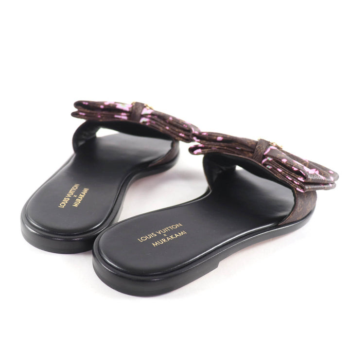 Pristine LOUIS VUITTON Sandals Brown leather Women 38 1AGVXU