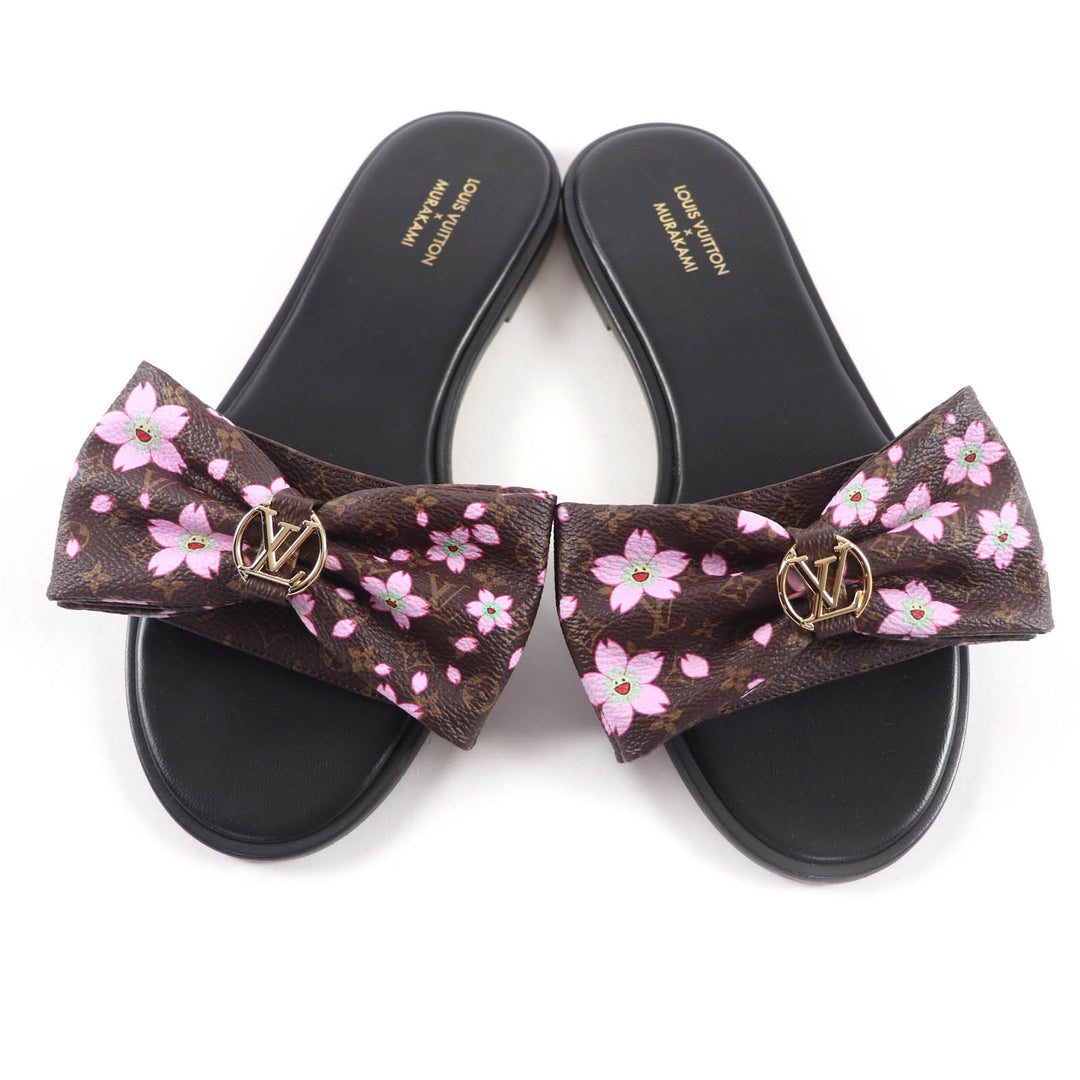 Pristine LOUIS VUITTON Sandals Brown leather Women 38 1AGVXU