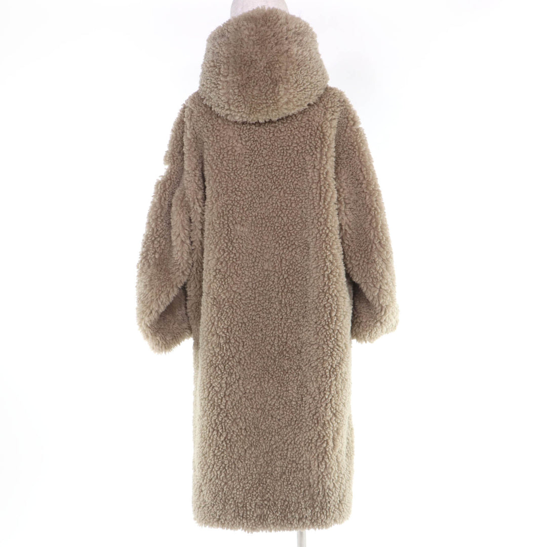 Excellent TATRAS coat NOLLEY'S Oversized silhouette boa beige 2 LTAT23A4973