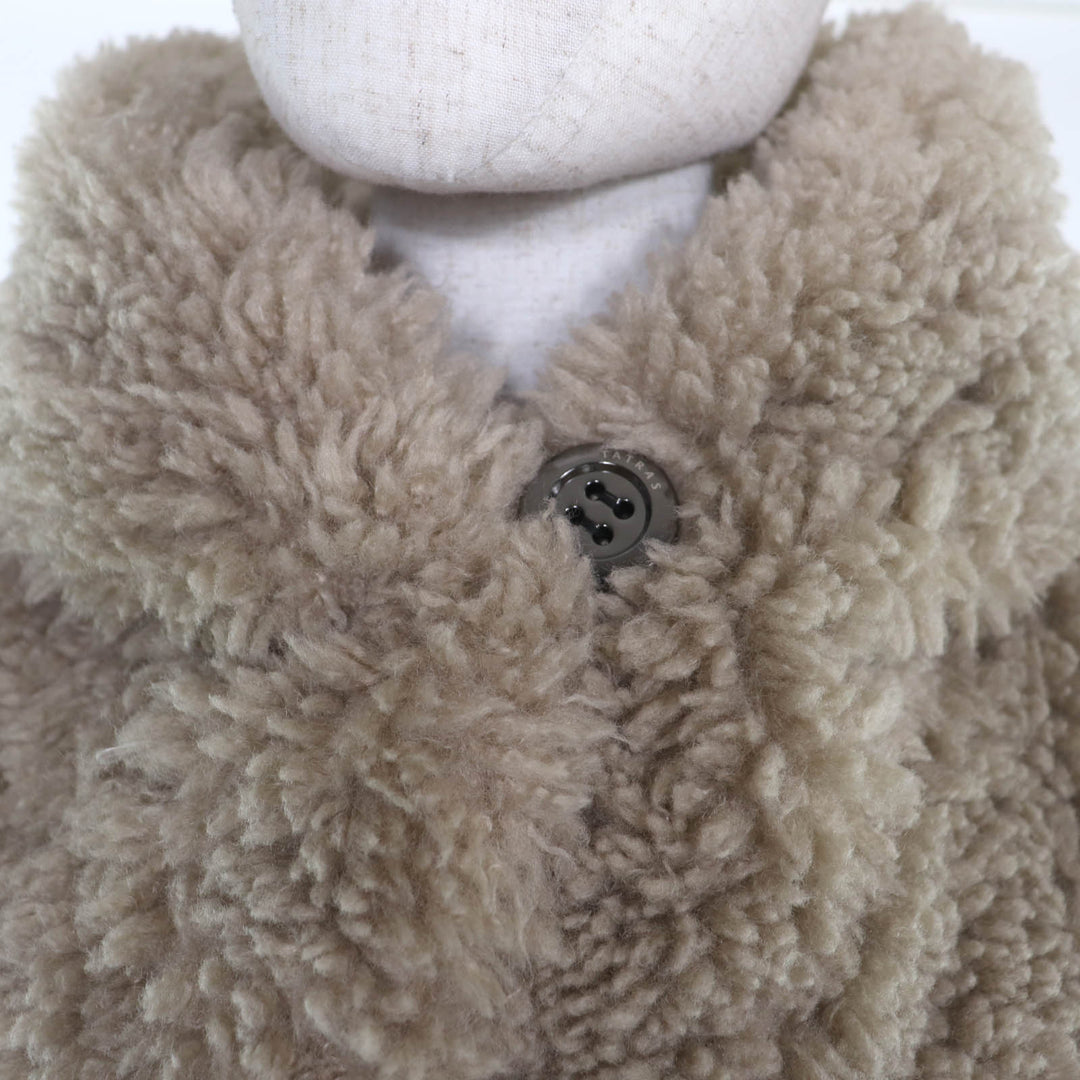 Excellent TATRAS coat NOLLEY'S Oversized silhouette boa beige 2 LTAT23A4973