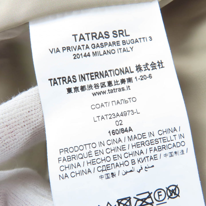 Excellent TATRAS coat NOLLEY'S Oversized silhouette boa beige 2 LTAT23A4973