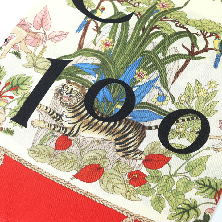 Pristine GUCCI scarf 100th Anniversary Interlocking G Logo Floral silk 692033