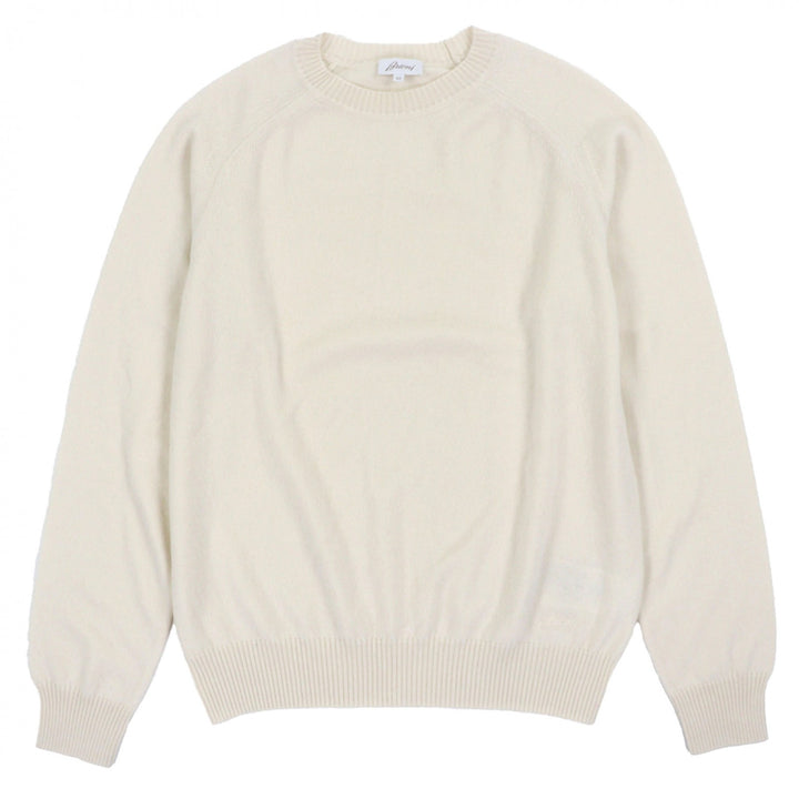 Great Brioni sweater Ivory cashmere mens 52